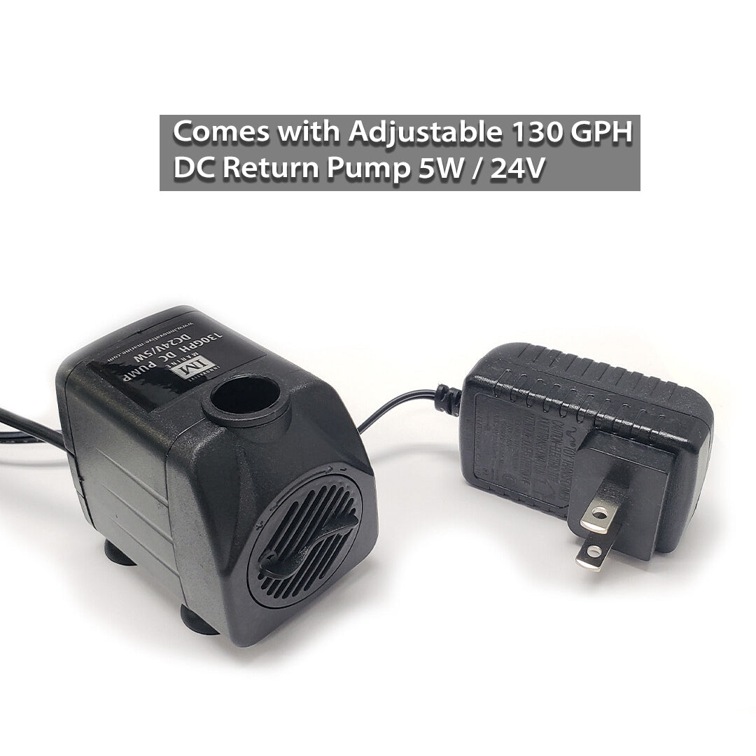 Innovative Marine NUVO Fusion - 20 Long AIO Aquarium - Desktop Starter Kit