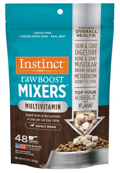 Instinct Raw Boost Mixers Multivitamin for Adult Dogs Food Topper - 12.5oz