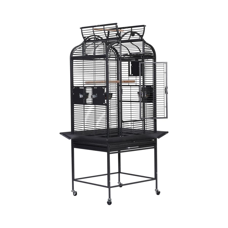 A & E Cages Majestic Parrot Cage Black - Small - The Pet Source