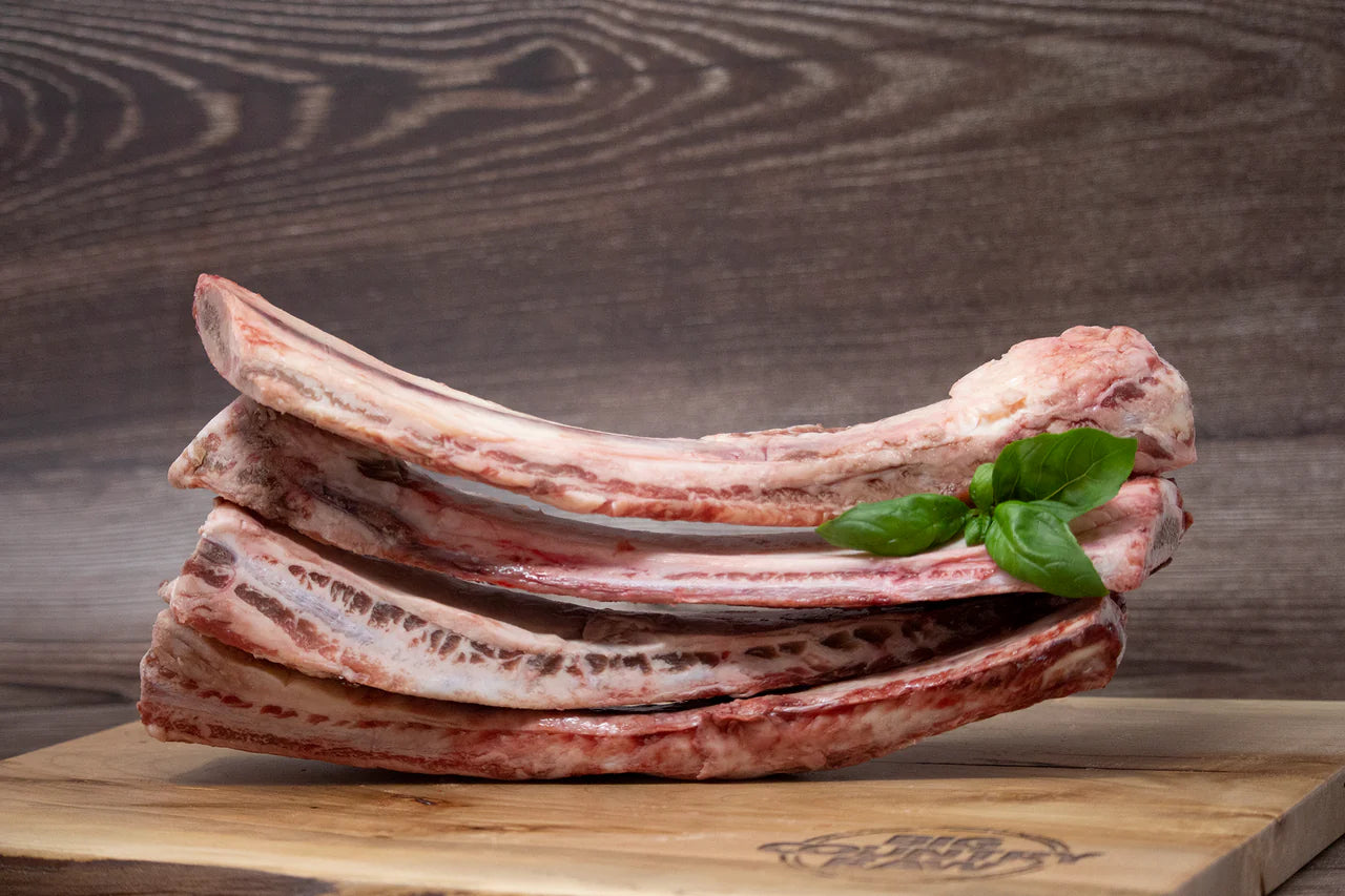 Big Country Raw Frozen XL Flat Rib Bone - 4 Pieces