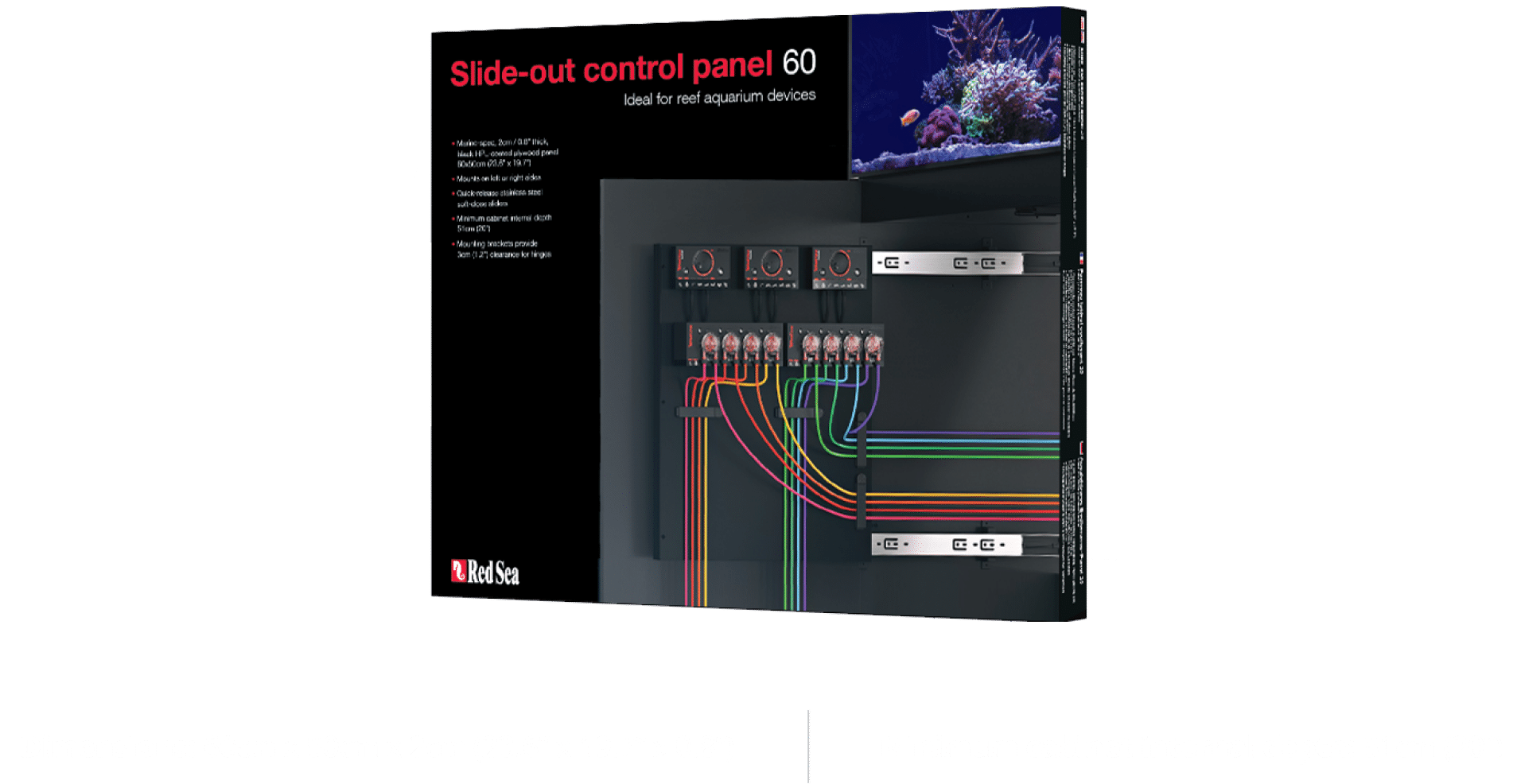 Red Sea ReefDose Cabinet Slide-Out Mounting Panel - 60