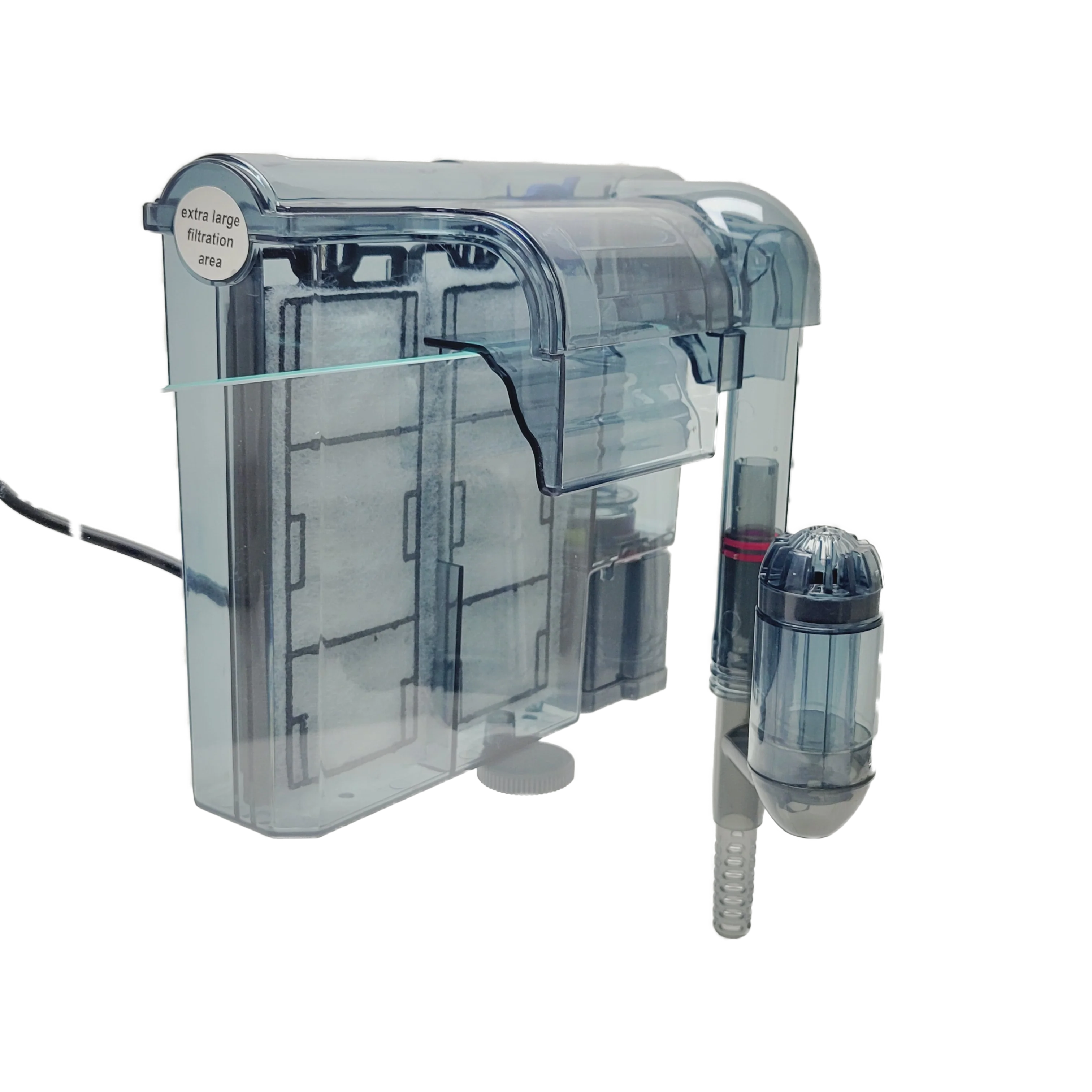 Lifegard Aquatics HOF-20 Slim Design Hang on Filter for aquariums up to 20 gallons