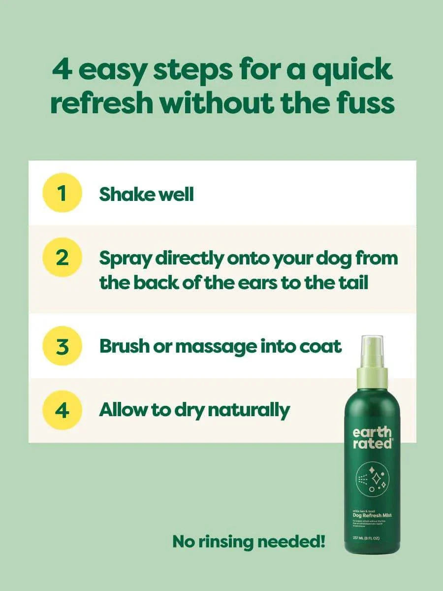 earth rated Dog Refresh Mist - 8oz - The Pet Source