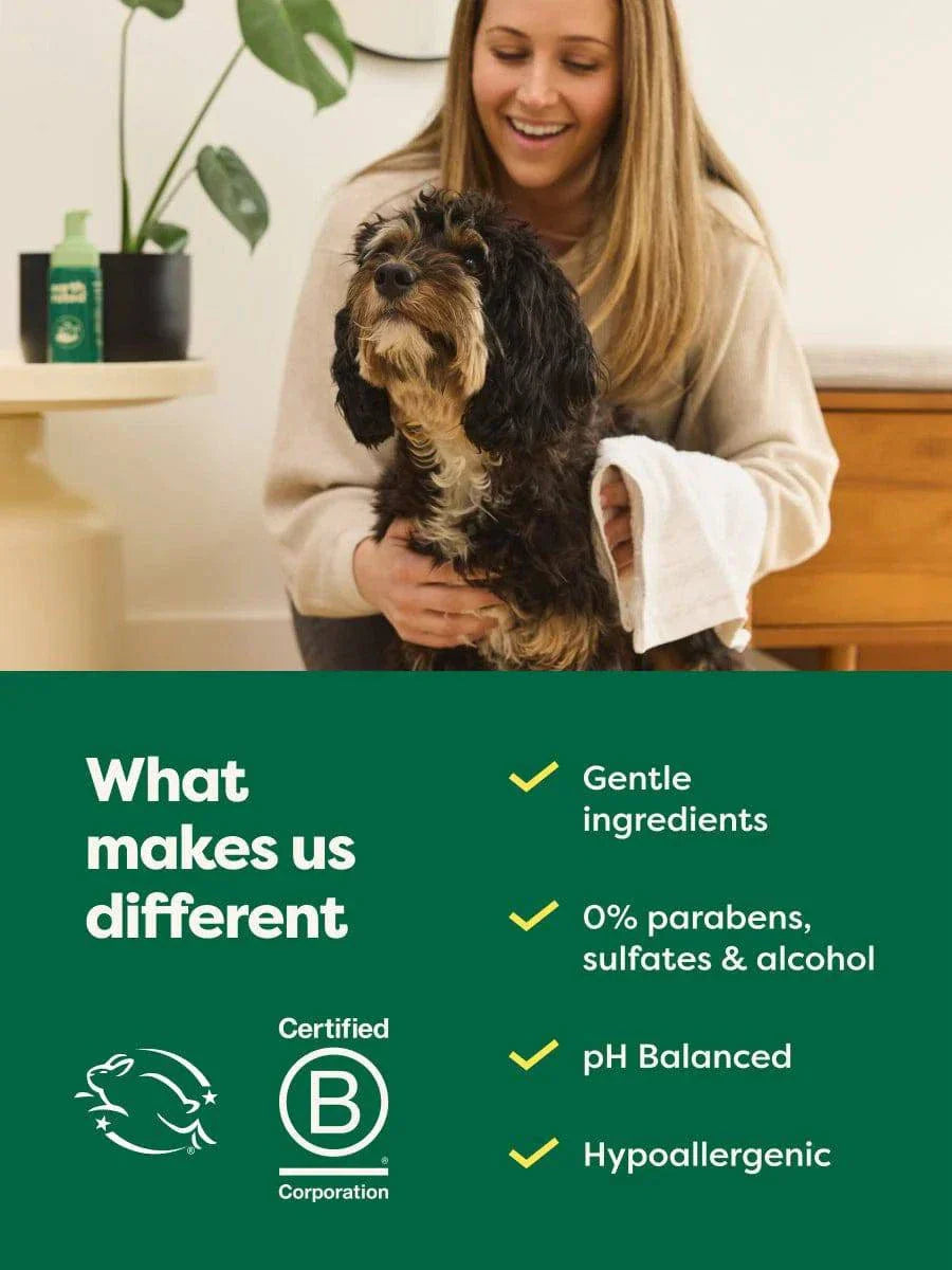 earth rated Curly Coat 3-in-1 Dog Shampoo - 16oz - The Pet Source