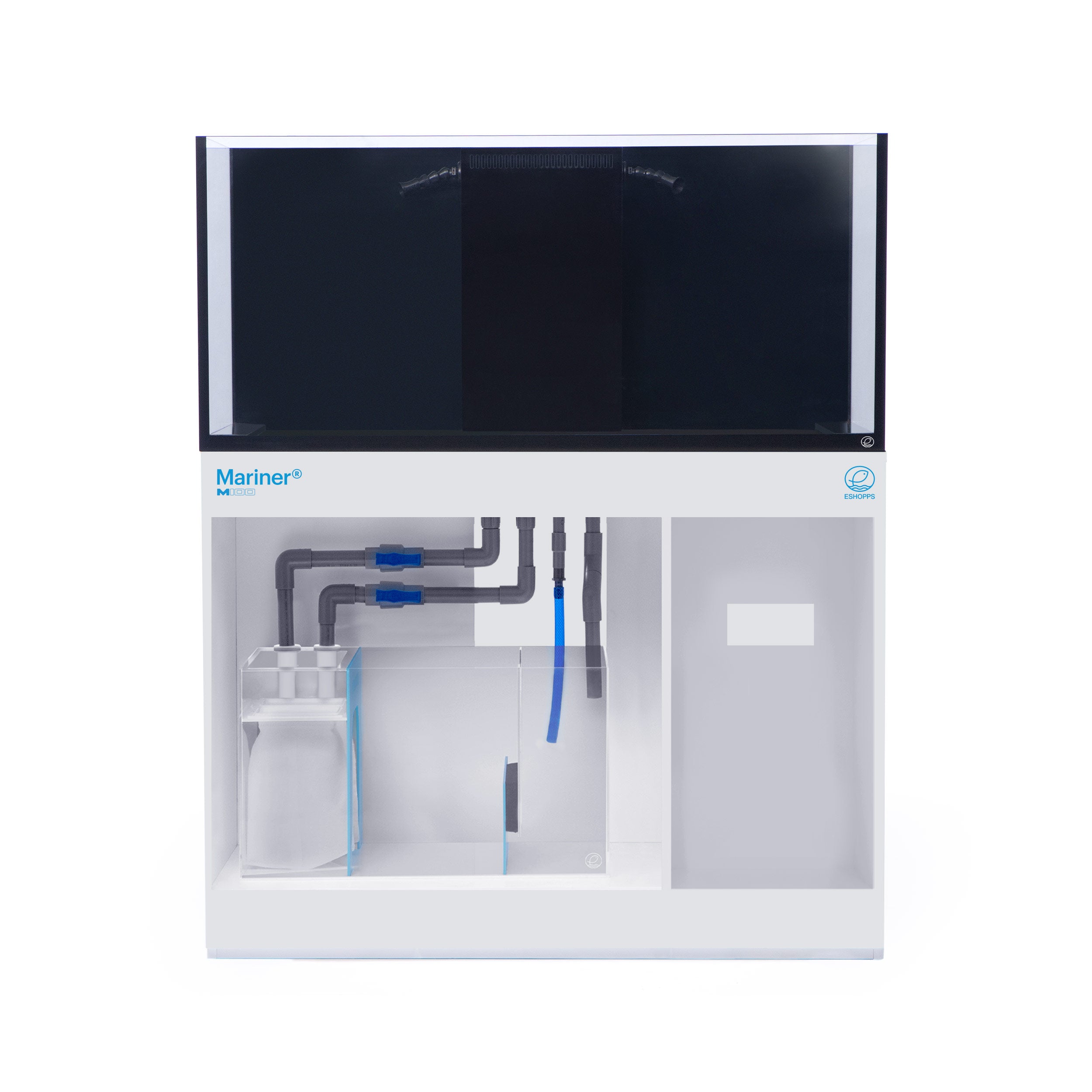 Eshopps Mariner M100 Aquarium w/Stand - White