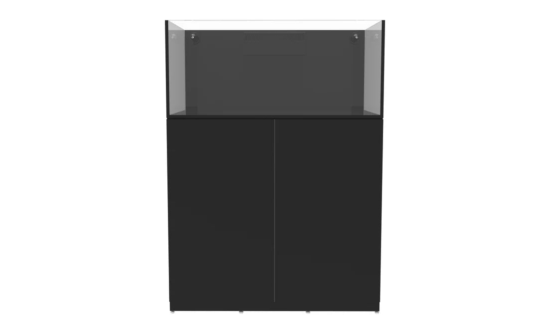 Fiji Cube EXT Rimless Shallow Aquarium 57 Gal Full Package - Black