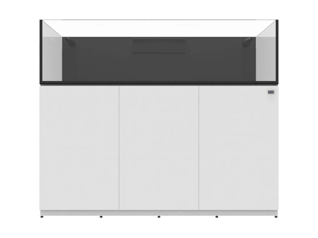 Fiji Cube EXT Rimless Shallow Aquarium 95 Gal Full Package - White