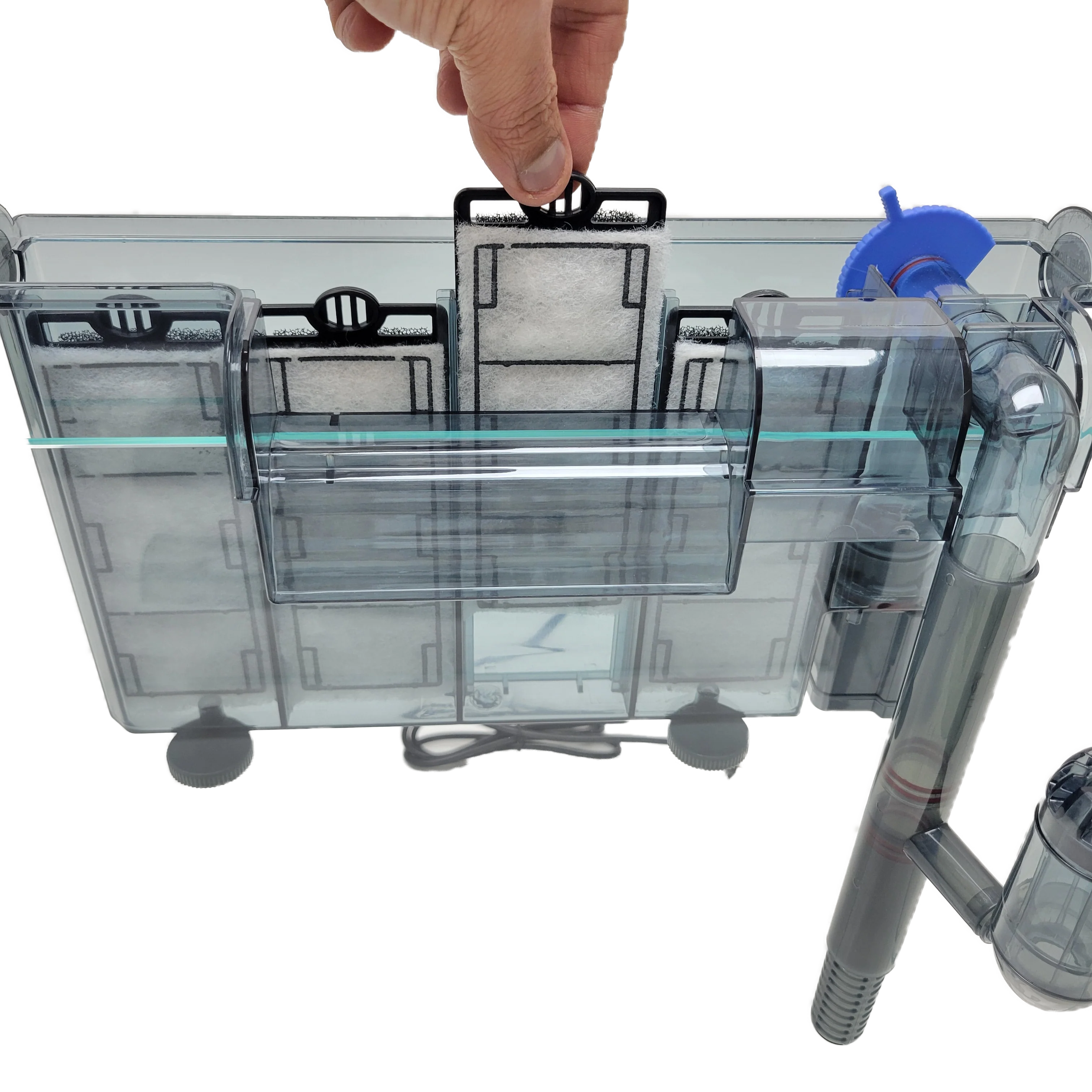 Lifegard Aquatics HOF-40 Slim Design Hang on Filter for aquariums up to 40 gallons