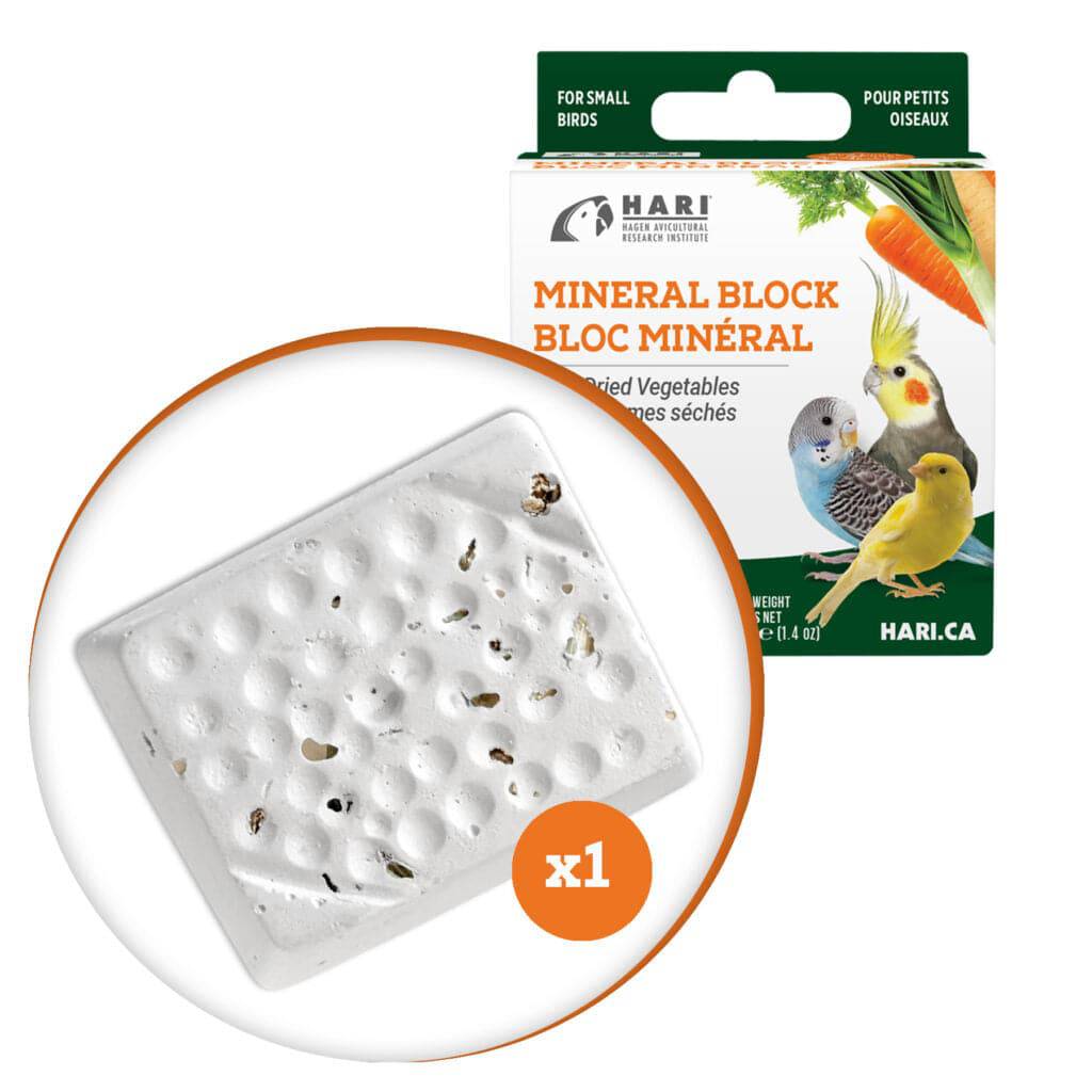 HARI Mineral Block with Dried Vegetables - 40g - 1 pack - The Pet Source