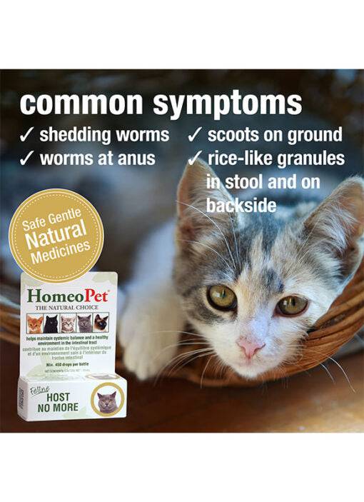 HomeoPet Feline Host No More - 15ml - The Pet Source