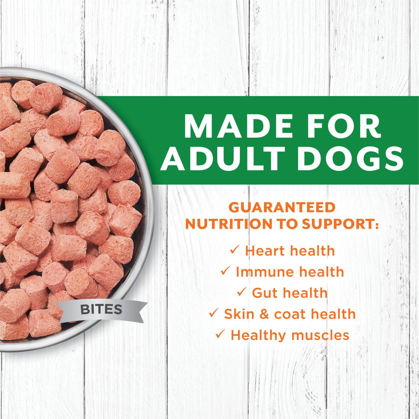 Instinct Raw Longevity Frozen Bites Grass-Fed Adult Dog Food Lamb - 4lb - The Pet Source