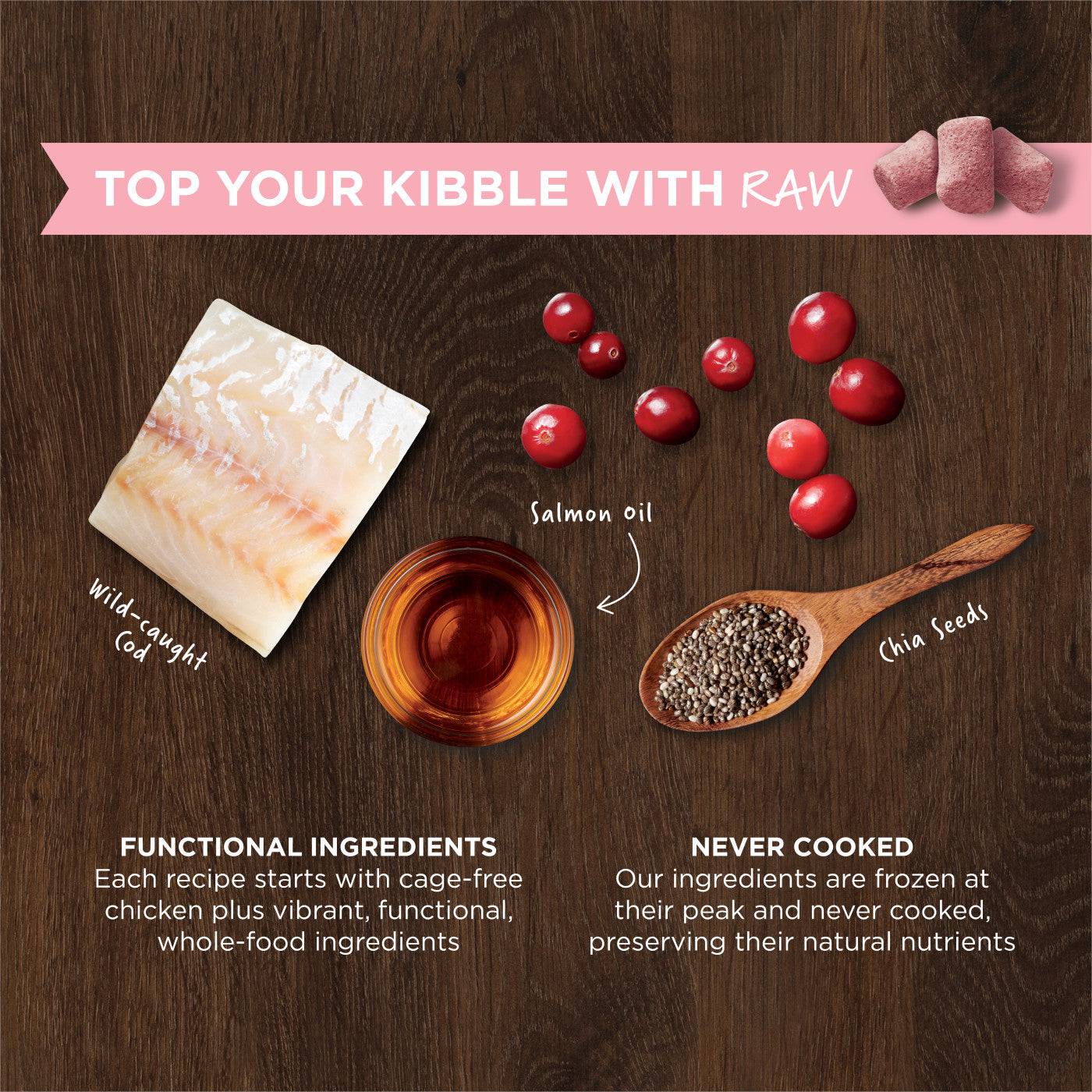 Instinct Raw Boost Frozen Mixers Skin & Coat Health Dog Food Topper - 1.25lb - The Pet Source