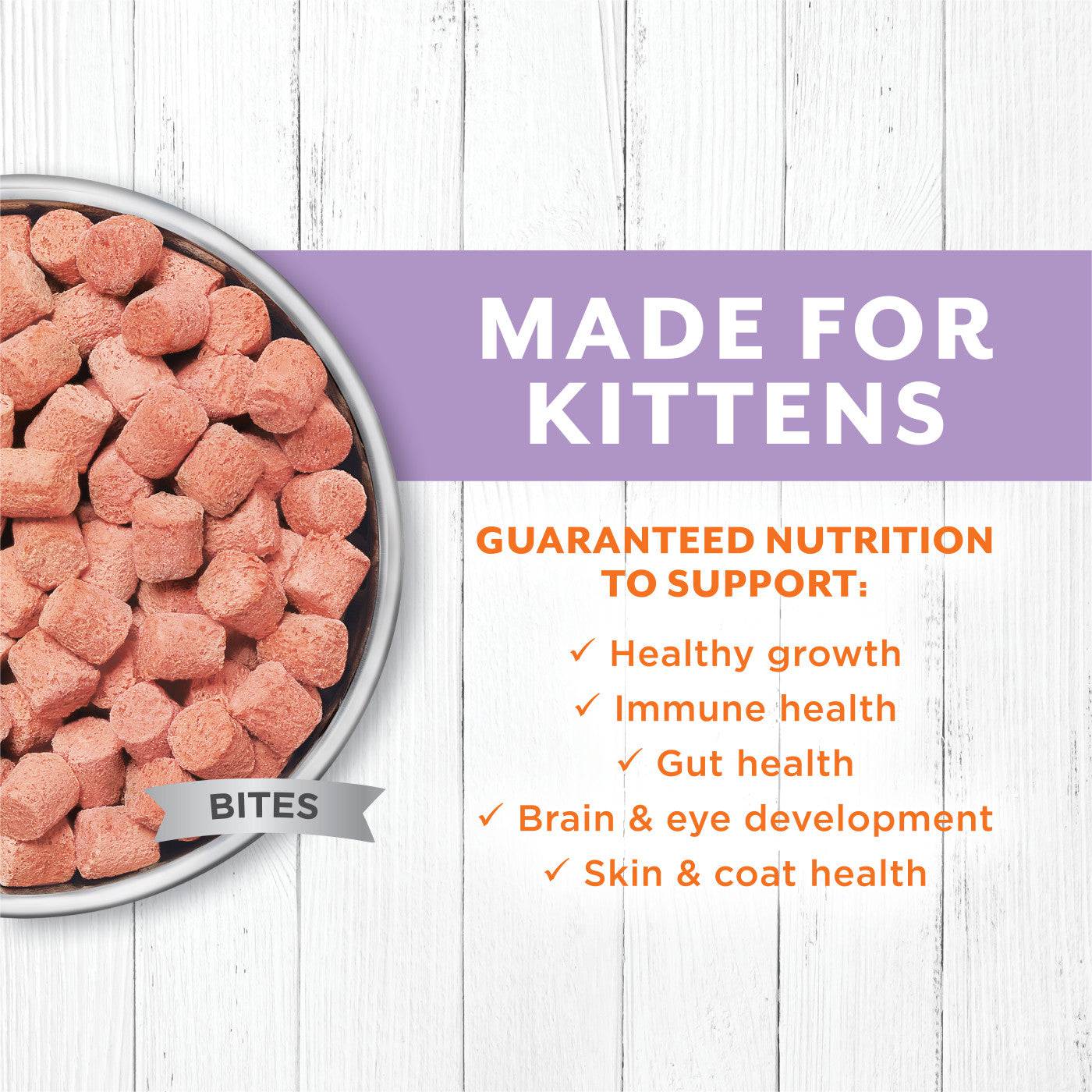 Instinct Raw Longevity Kitten Frozen Bites Chicken Cat Food - 2.5lb - The Pet Source