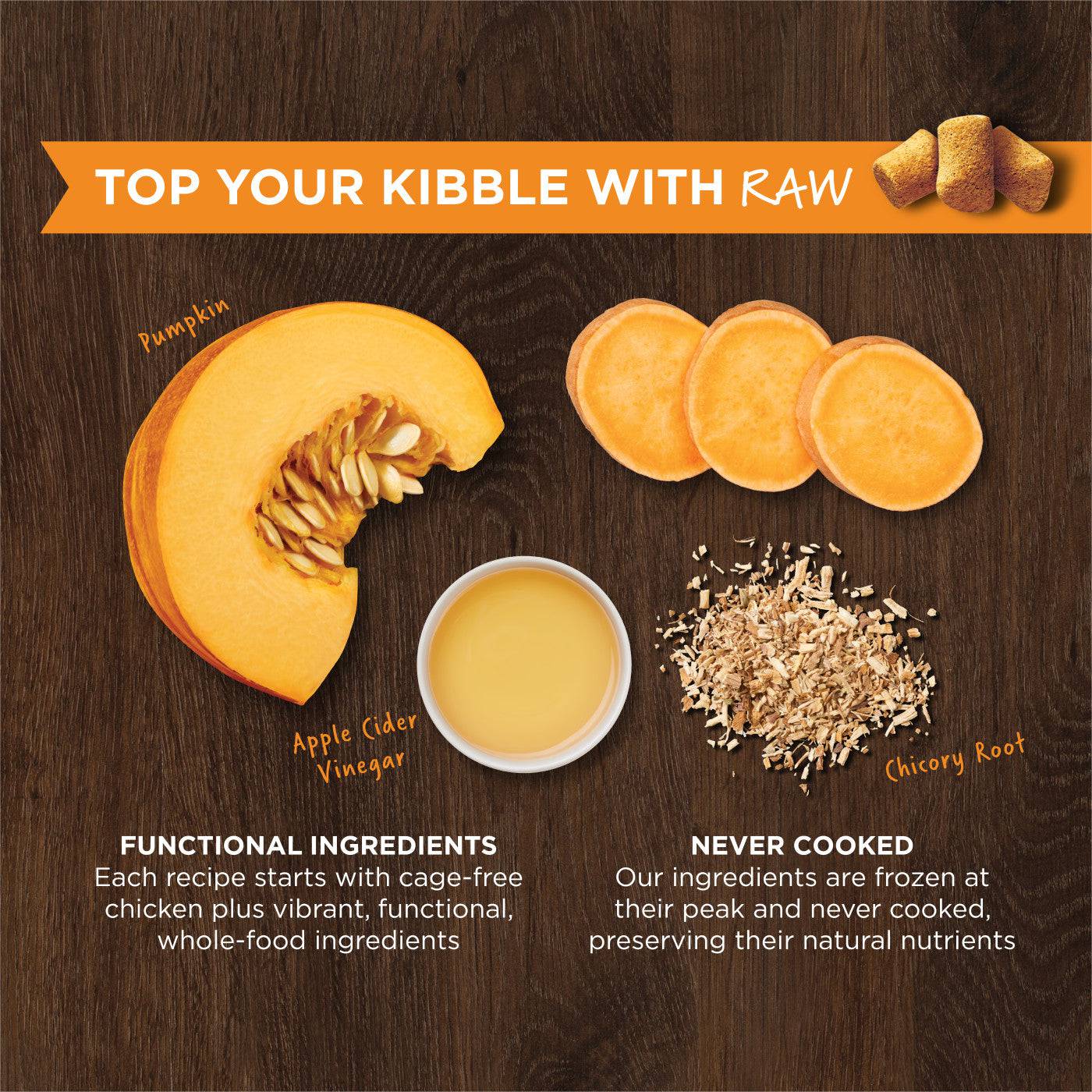 Instinct Raw Boost Frozen Mixers Gut Health Dog Food Topper - 1.25lb - The Pet Source