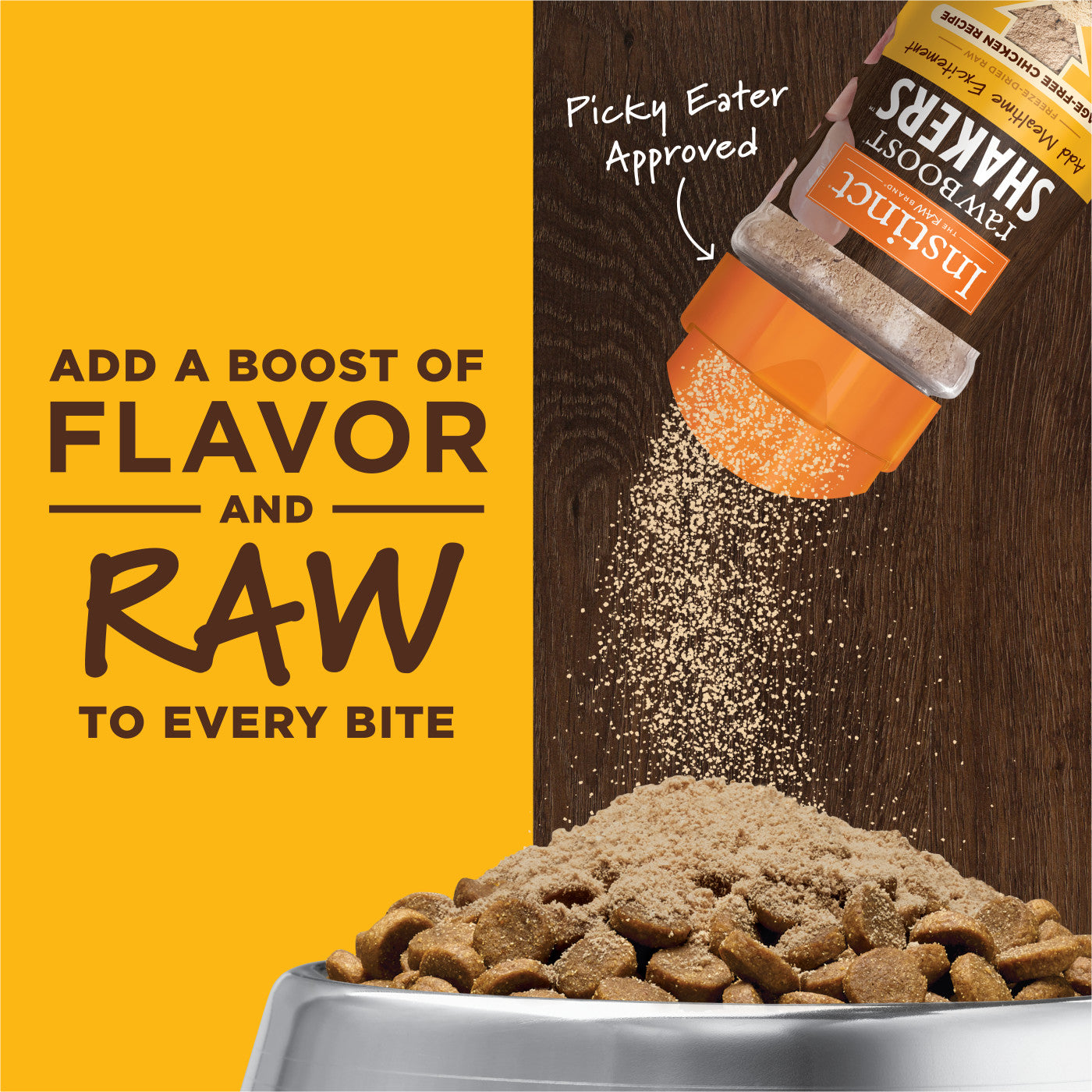 Instinct Raw Boost Shakers Cage Free Chicken Dog Food Topper - 5.5oz