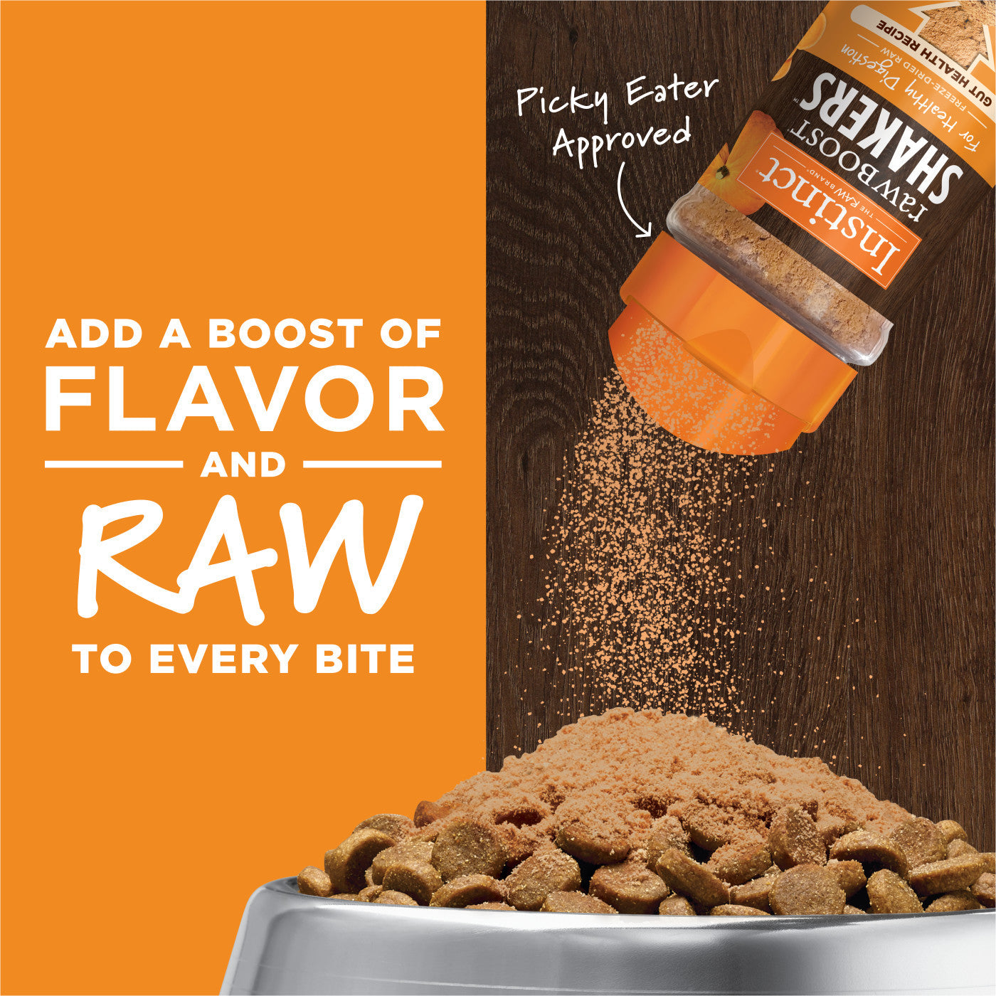 Instinct Raw Boost Shakers Gut Health Dog Food Topper - 5.5oz