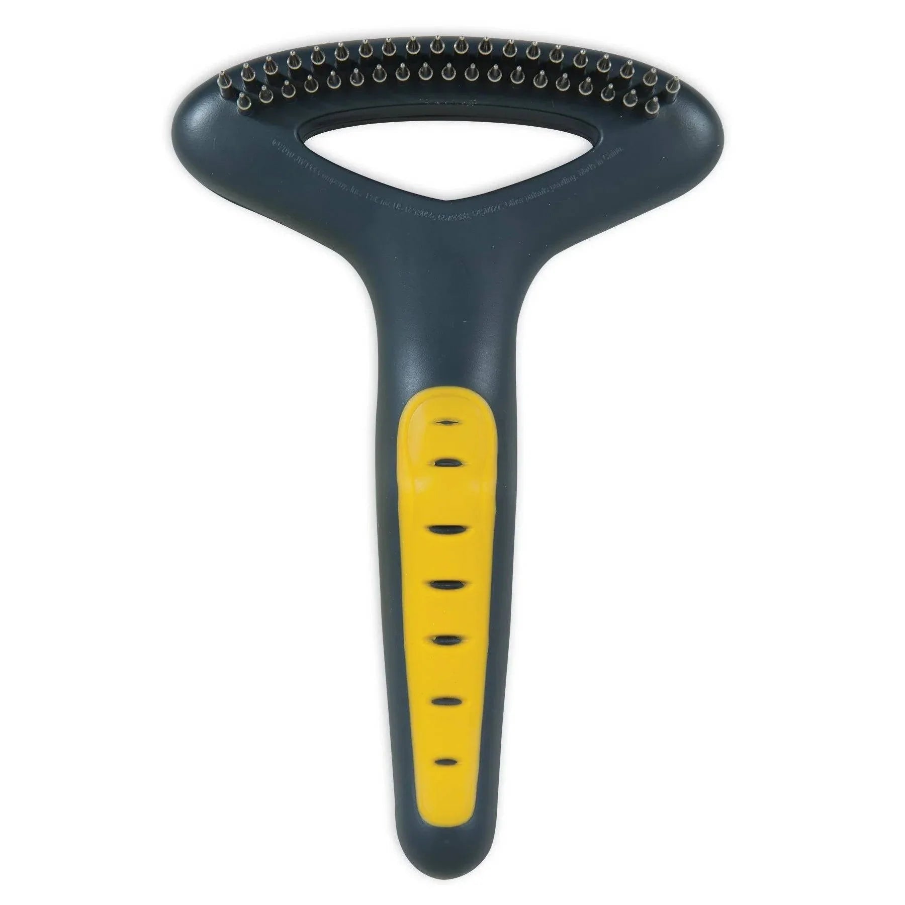 JW Gripsoft Double Row Undercoat Rake Regular Teeth - The Pet Source