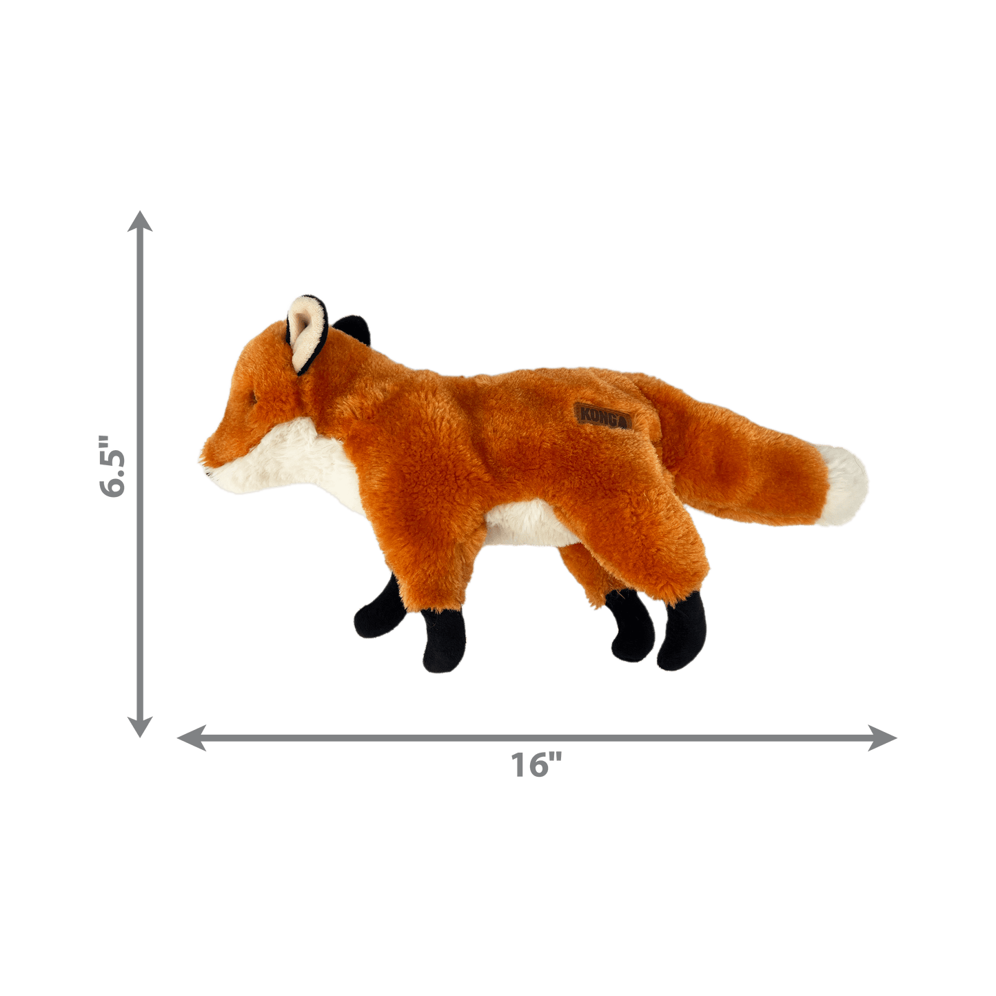 Kong Wild Low Stuff Fox Medium - The Pet Source