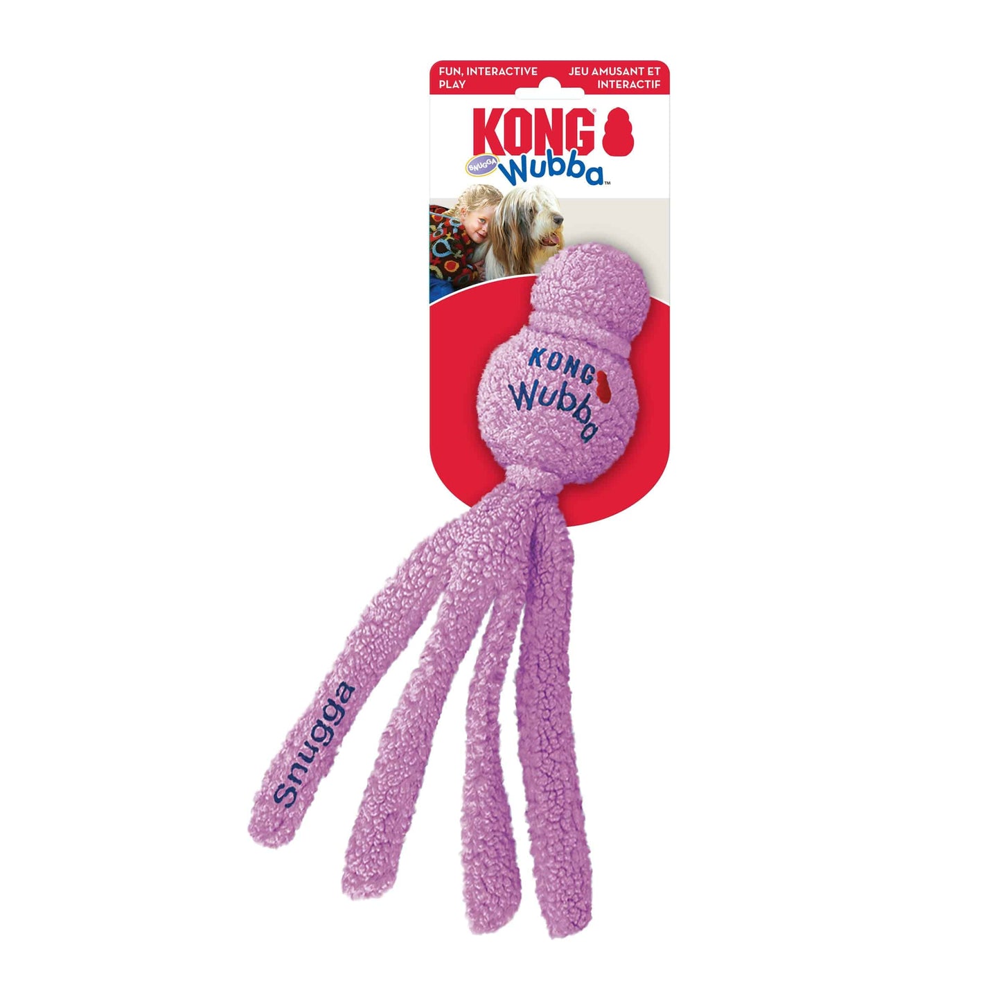 Kong Snugga Wubba - Assorted Colors - Large - The Pet Source