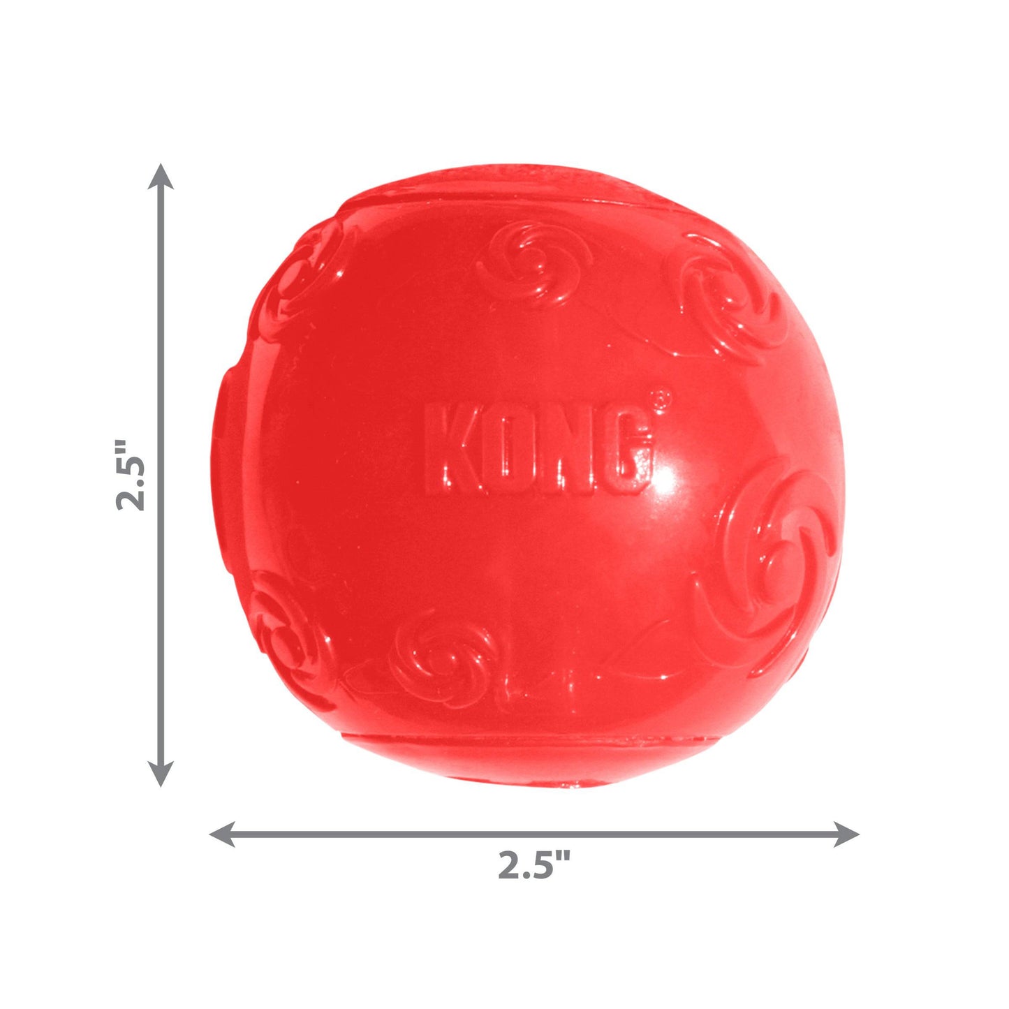 Kong Squeezz Ball - Assorted Colors - Medium - The Pet Source