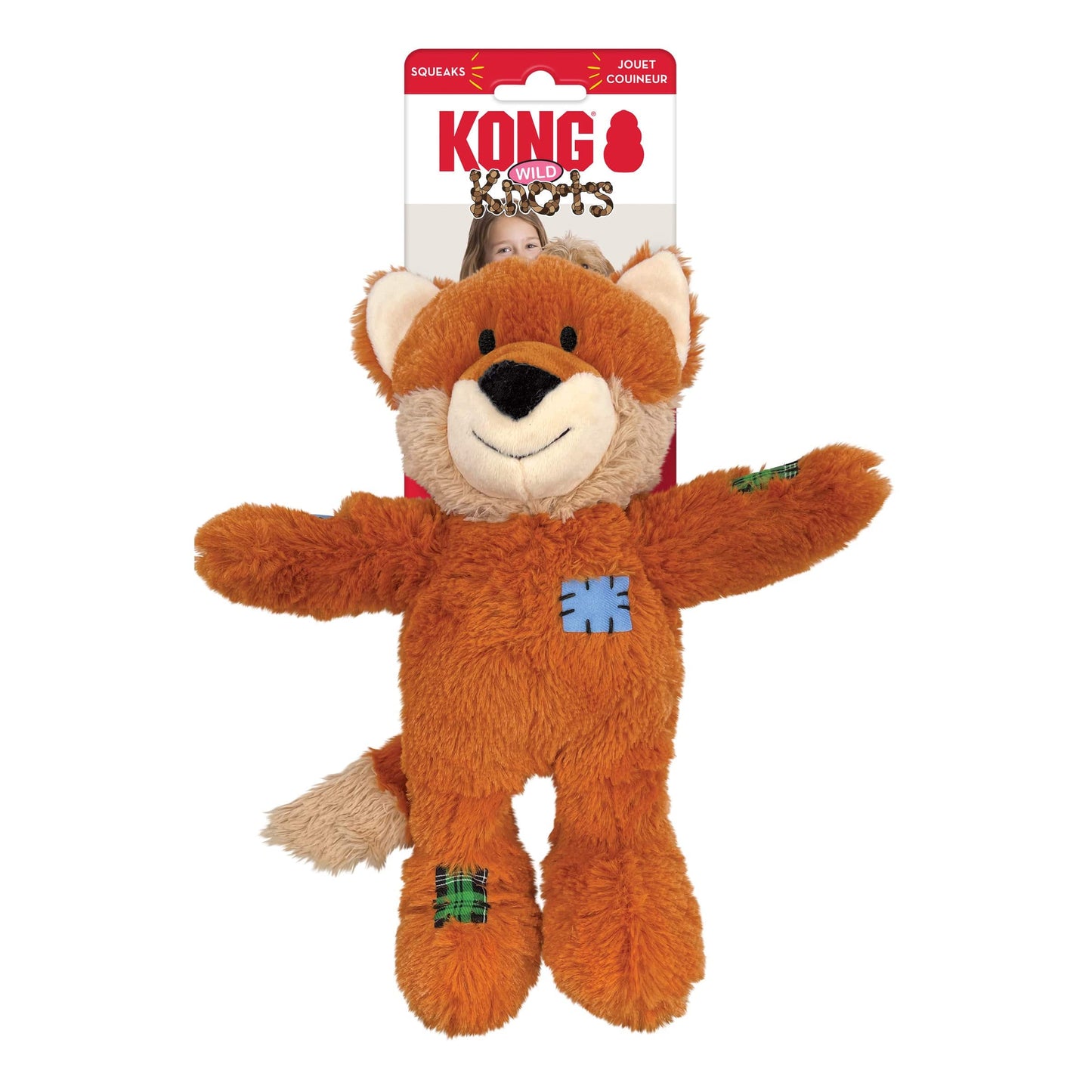 Kong Wild Knots Fox - Medium/Large - The Pet Source