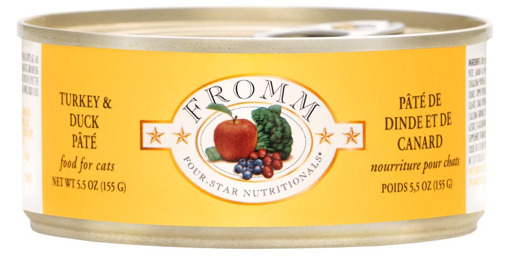 Fromm Four Star Turkey & Duck Pâté Wet Cat Food - 155g