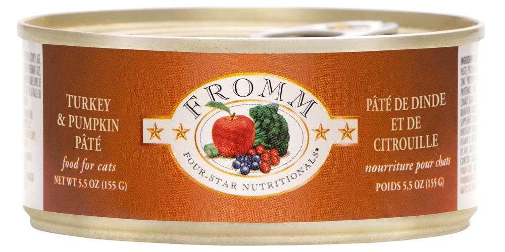 Fromm Four Star Turkey & Pumpkin Pâté Wet Cat Food - 155g