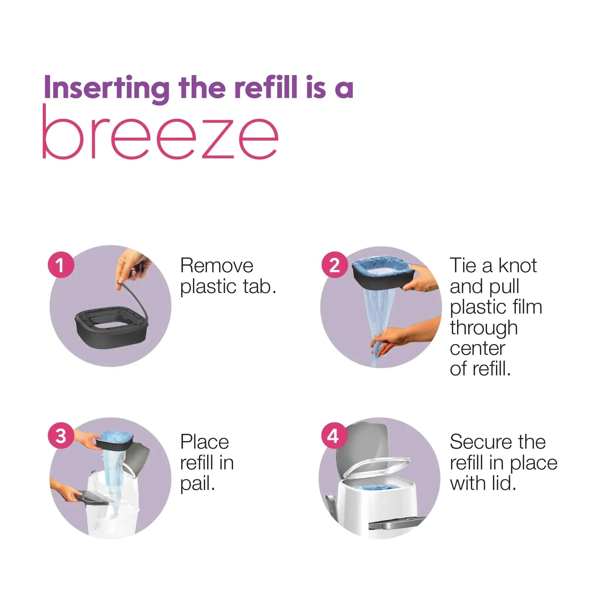 Litter Genie Plus Cat Litter Pail Disposal System Refill Jumbo - 1 pack - The Pet Source