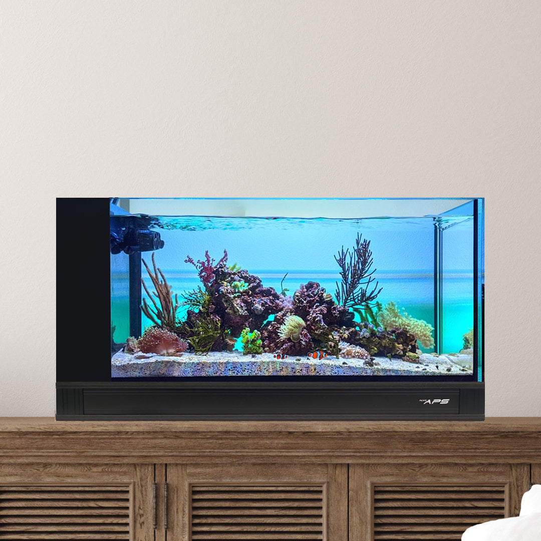 Innovative Marine NUVO Fusion Pro 2 - 20 Peninsula AIO Aquarium w/ APS Pedestal - Black