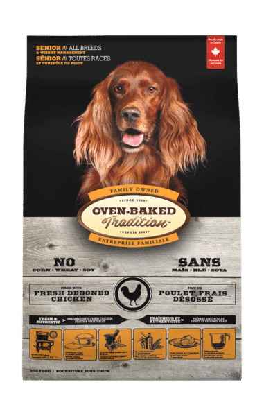 Oven Baked Tradition Dog Food For All Breed Chicken Senior - 25lb - The Pet Source