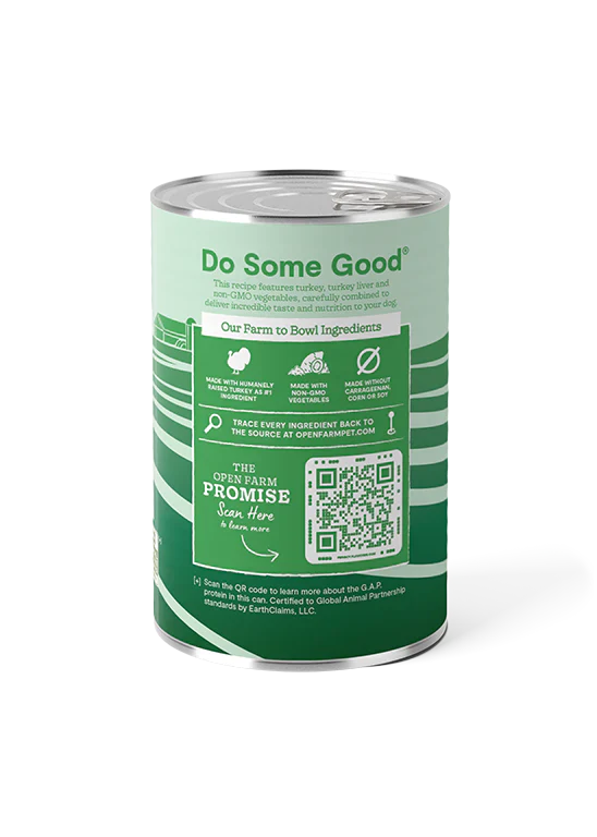 Open Farm Homestead Turkey Pâté Wet Dog Food - 12.5oz