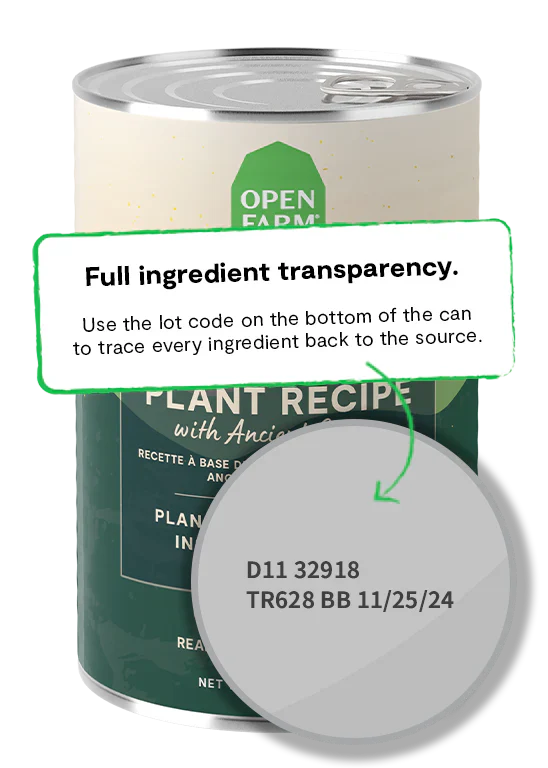 Open Farm Kind Earth Plant Pâté with Ancient Grains Wet Dog Food - 12.5oz