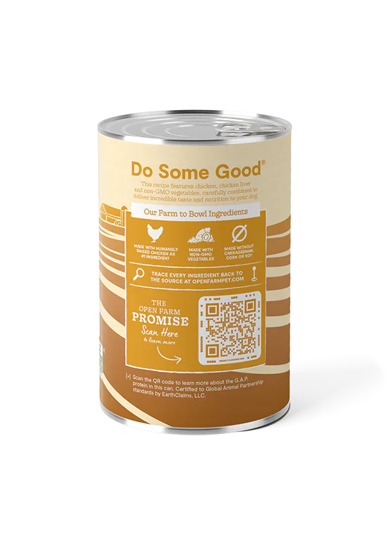 Open Farm Harvest Chicken Pâté Wet Dog Food - 12.5oz