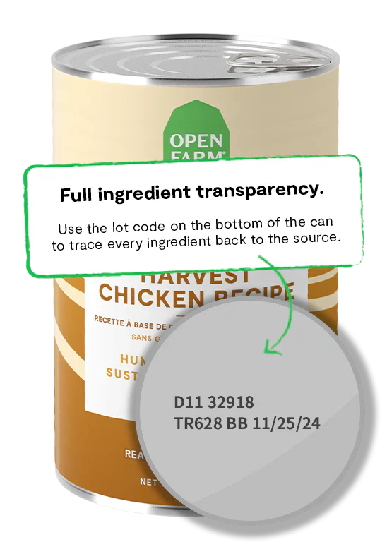 Open Farm Harvest Chicken Pâté Wet Dog Food - 12.5oz