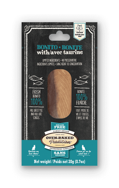 Oven Baked Tradition Bonito And Taurine Flavour Fillet Treats Cat - 20g - The Pet Source
