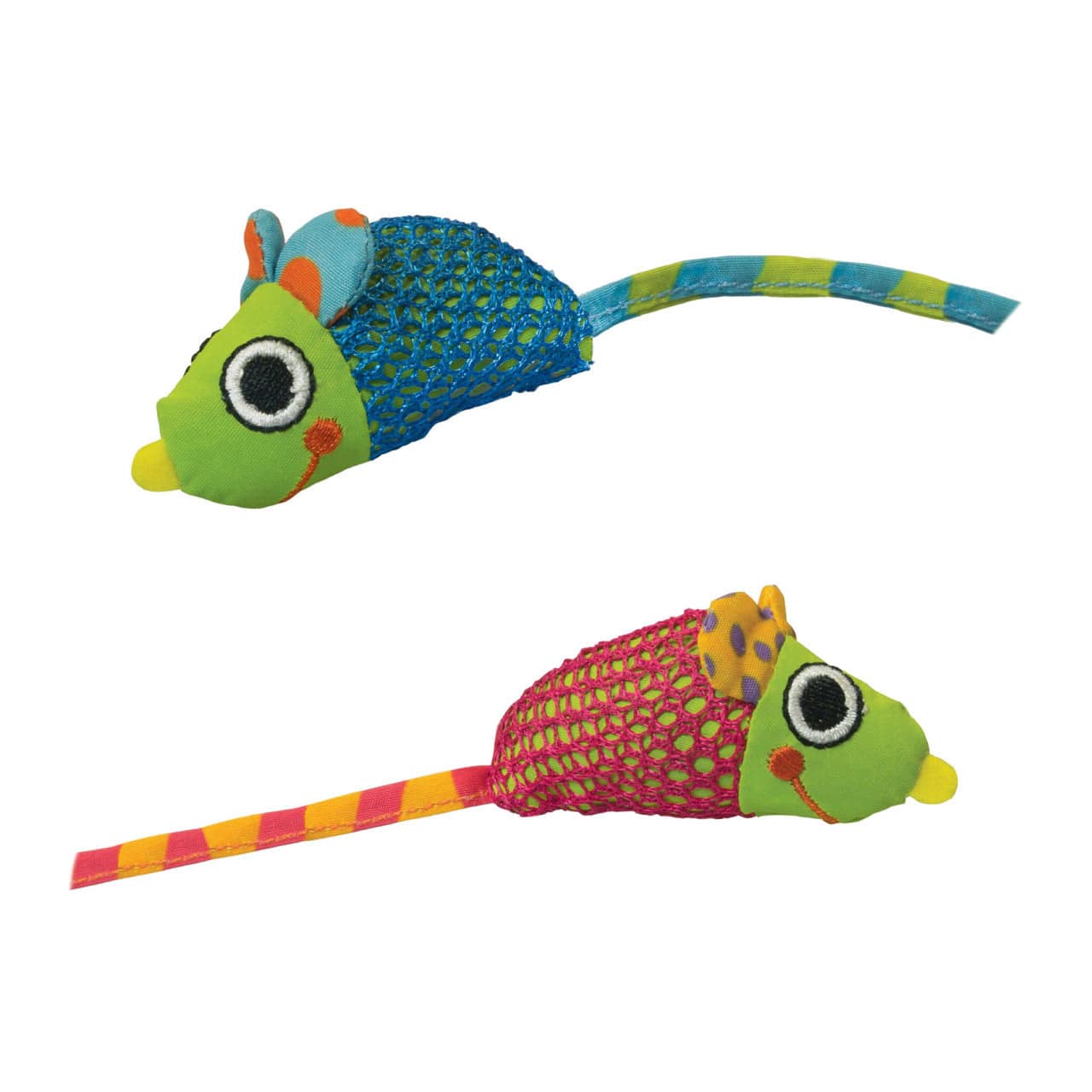 Petstages Catnip Dental Health Chew Mice - 2 Pack - The Pet Source