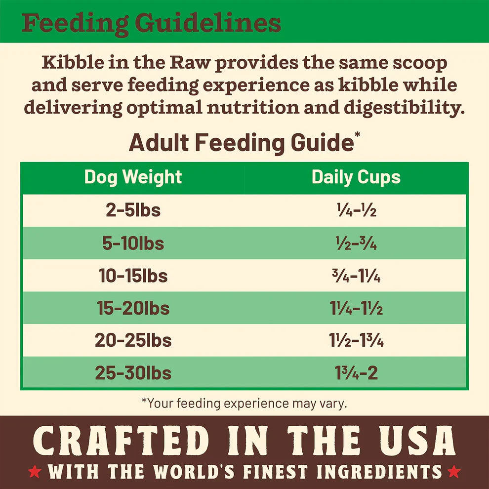 Primal Kibble in the Raw Dog Food Small Breed Chicken Recipe - 1.5lb