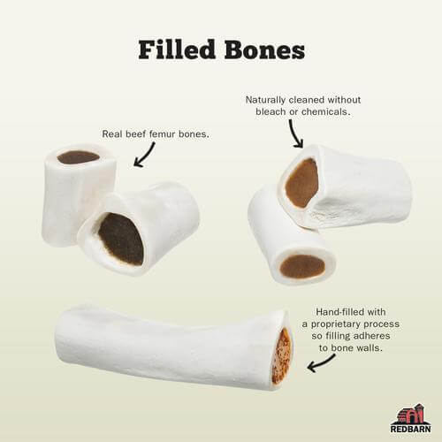 Redbarn Filled Bone Peanut Butter Dog Treat - Small - 1pc