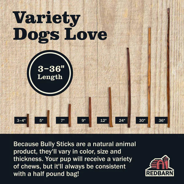 Redbarn Bully Stick Dog - 12in - 1pc