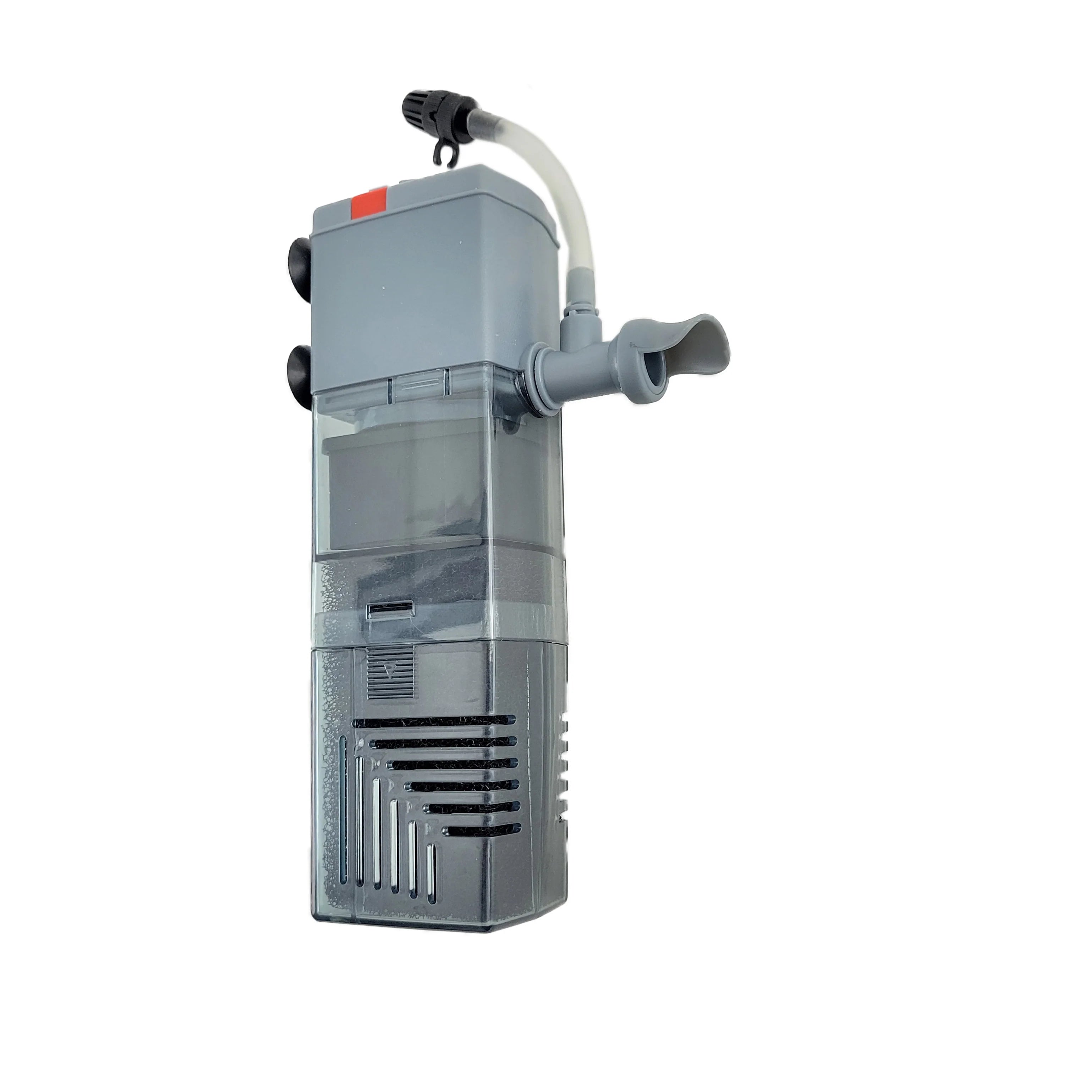 Lifegard Aquatics 3-in-1 Nano Aquarium Internal Filter with 92 GPH Pump & Activated Carbon Media