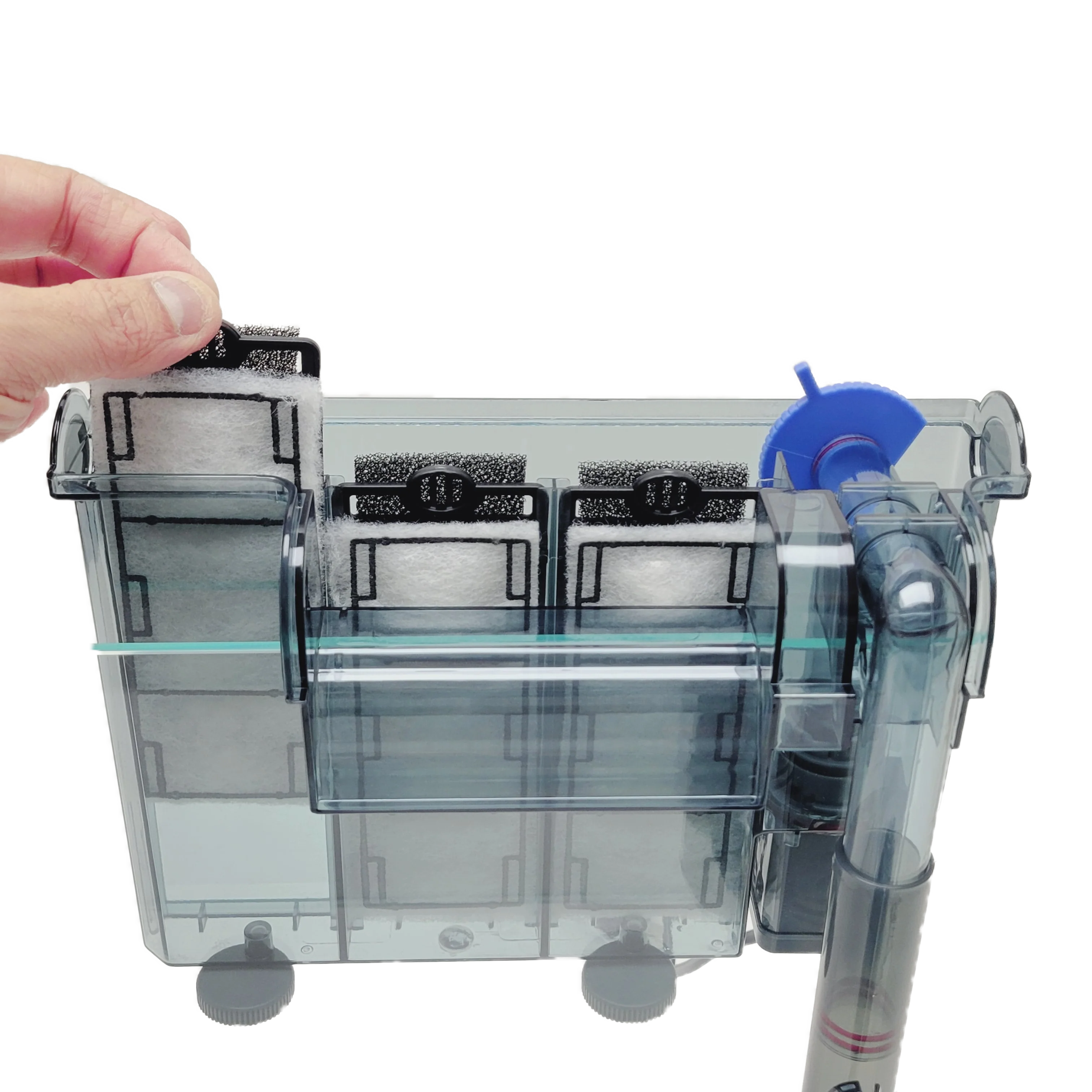 Lifegard Aquatics HOF-30 Slim Design Hang on Filter for aquariums up to 30 gallons