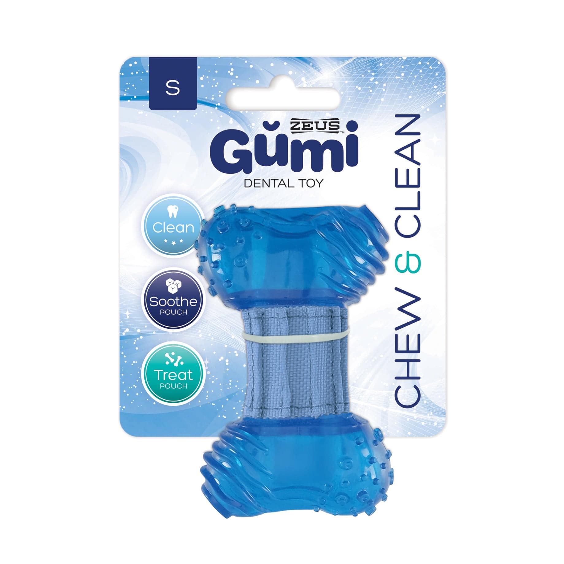 Zeus Gumi Dental Dog Toy - Chew & Clean - Small - The Pet Source