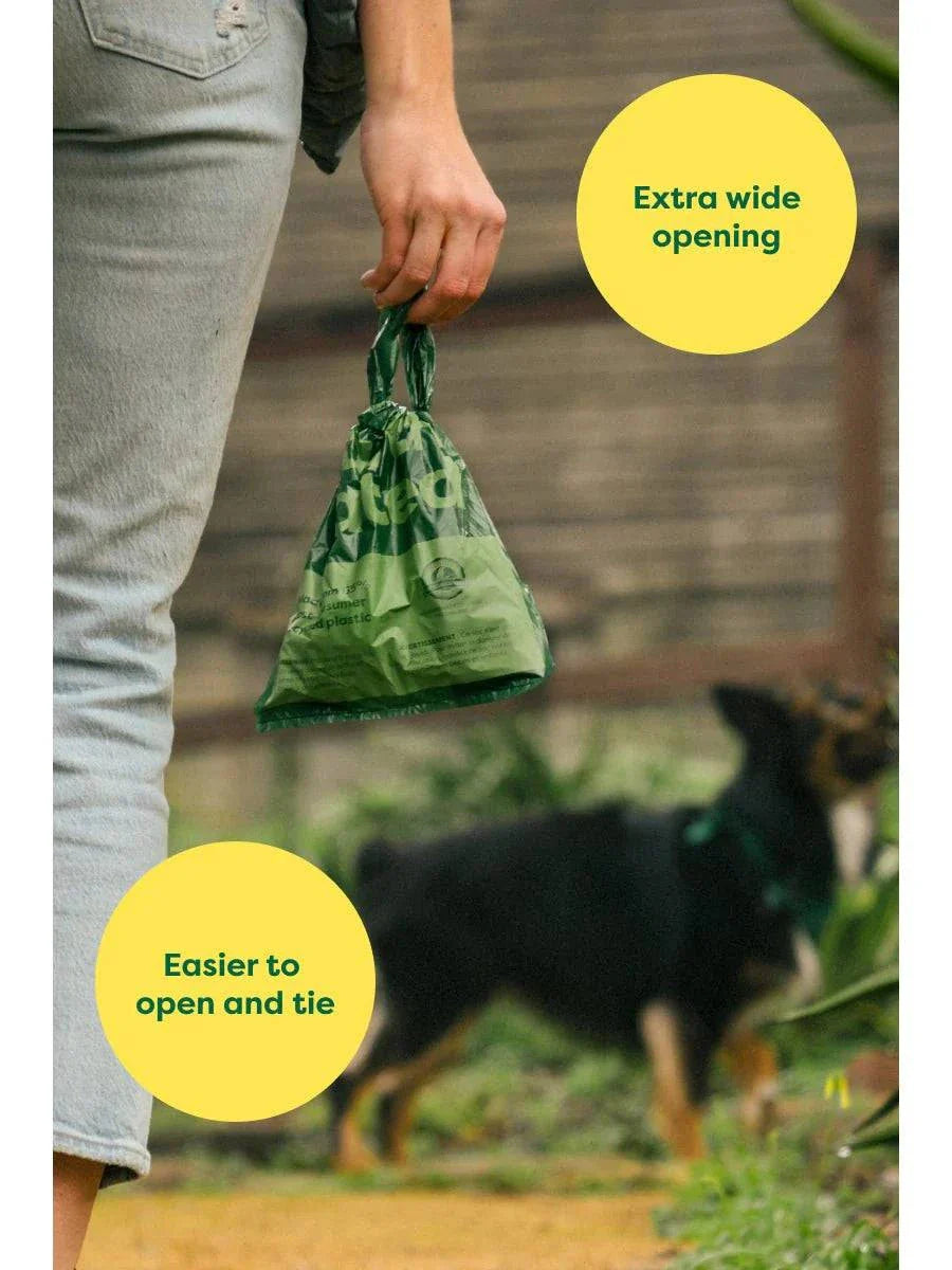 earth rated Easy-Tie Handle Poop Bags Lavender - 120 Bags - The Pet Source