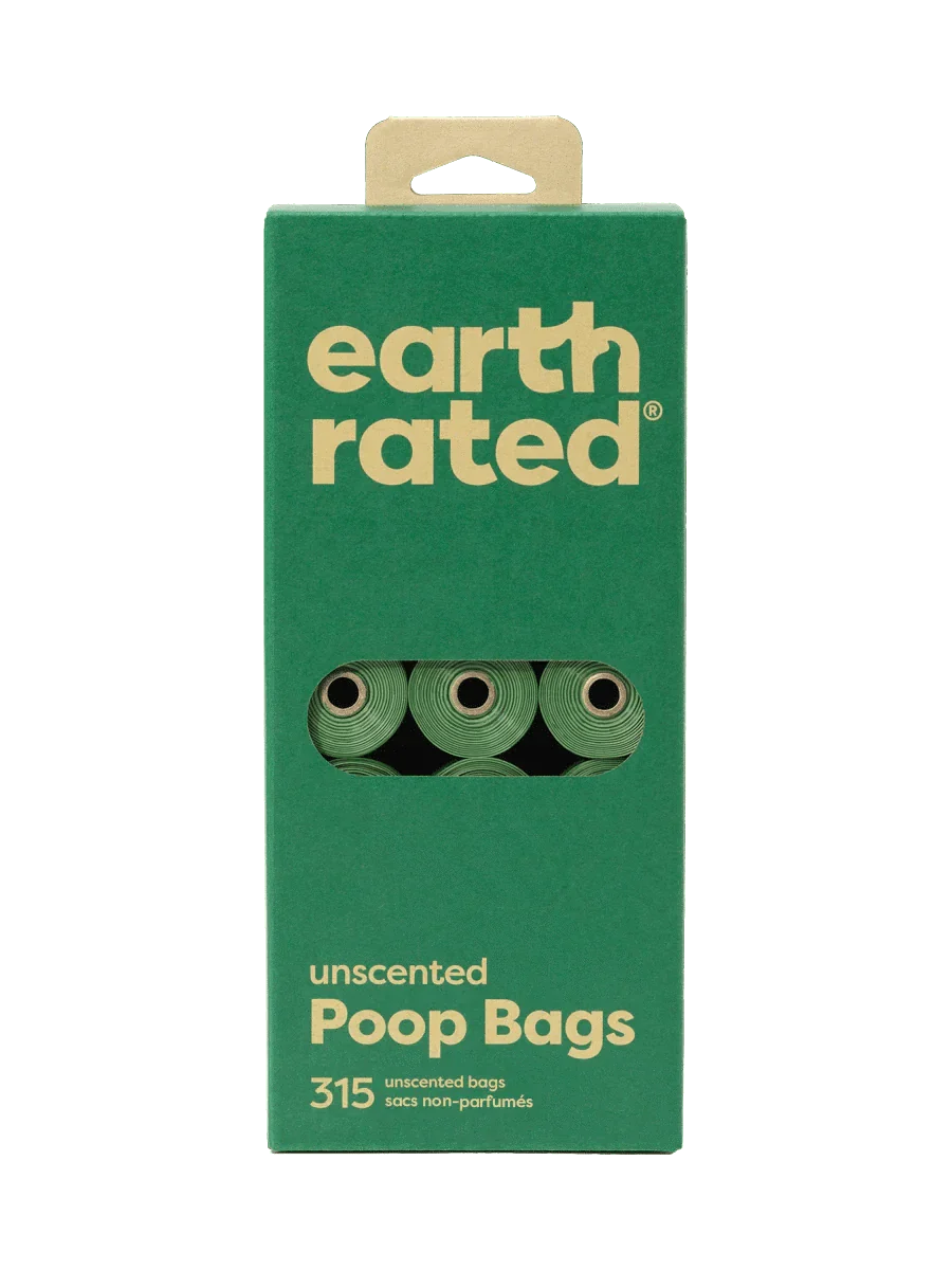 earth rated Poop Bags on Refill Rolls - 315 Bags - The Pet Source