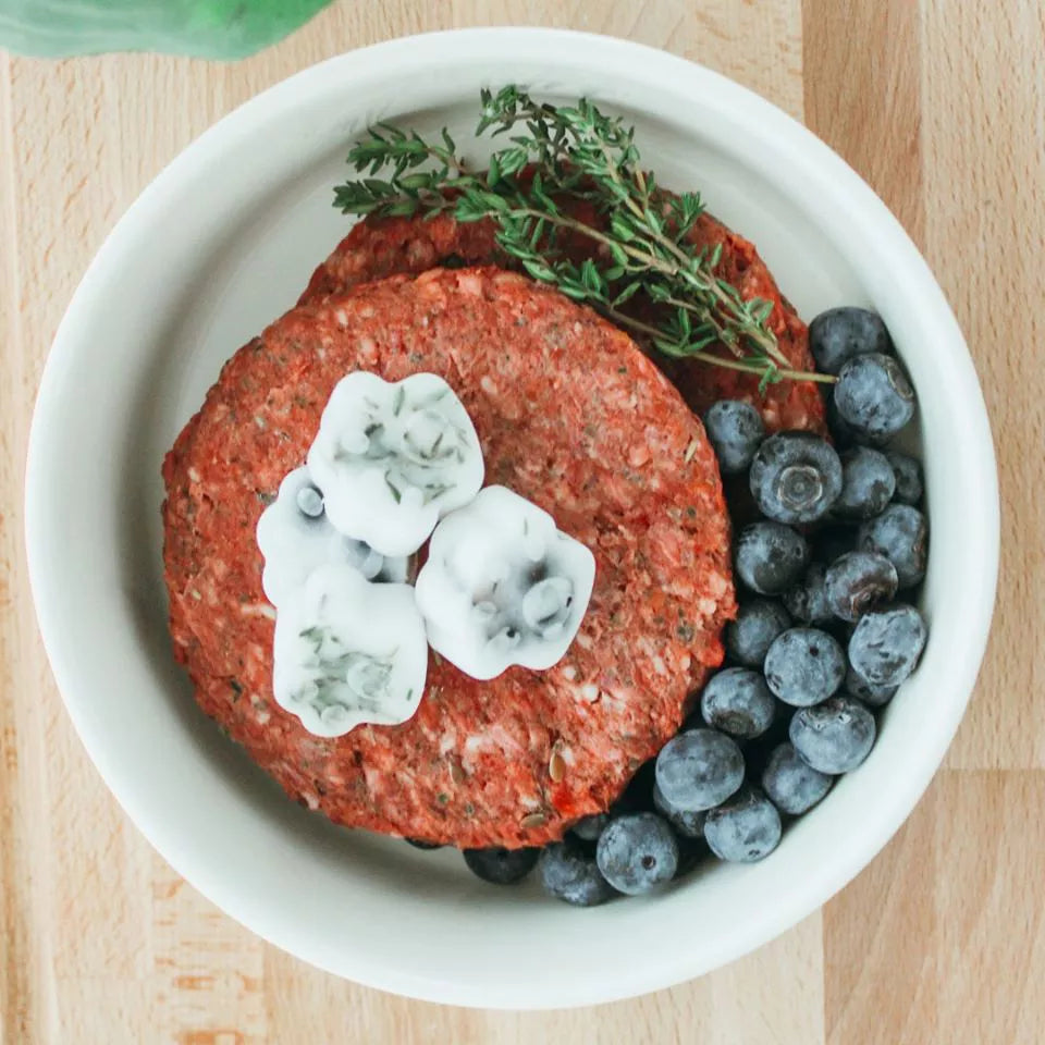 Faim Museau Beef & Apple Raw Frozen Dog Food - 6lb