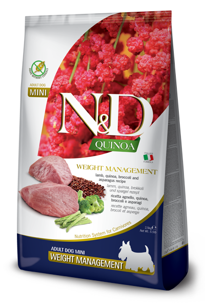 Farmina N&D Quinoa Functional Weight Management Lamb Mini Dog Food - 5.5lb