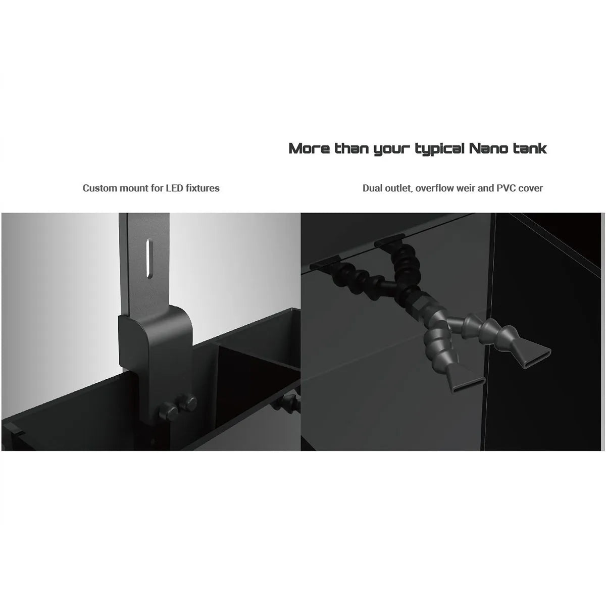 Maxspect Dice AIO 12 Gallon Nano Cube Aquarium with MJ-L165 LED