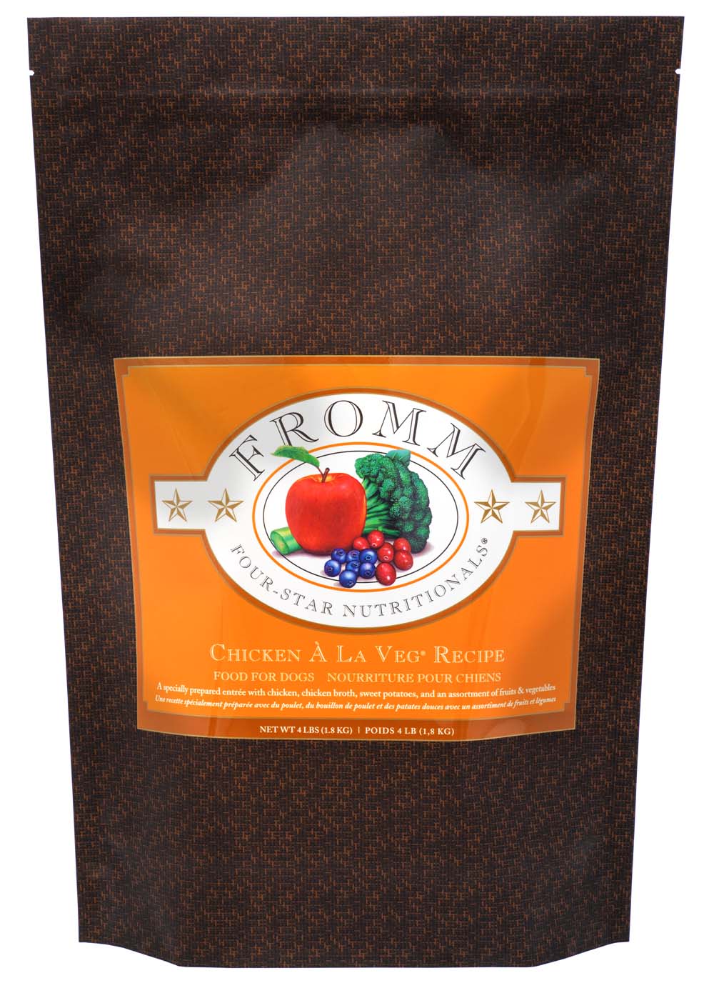 Fromm Four Star Nutritionals Chicken À La Veg Recipe Dry Dog Food - 1.8kg