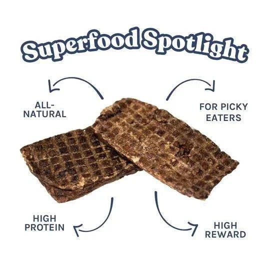 Healthybud All Natural Beef Lung Wafers Dog Treats - 150g - The Pet Source