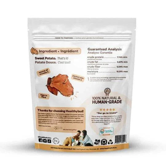 Healthybud All Natural Sweet Potato Chews Dog & Cat Treats - 330g - The Pet Source